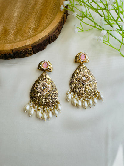Leaf shape beautiful Silver Replica Dangler