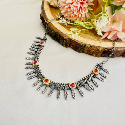 Pachi Kundan Necklace Set