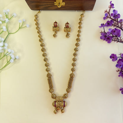 Mutter Mala Temple Necklace Set