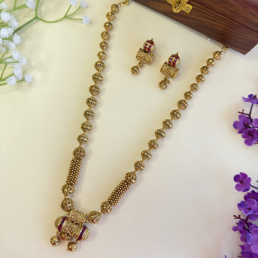 Mutter Mala Temple Necklace Set