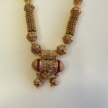 Mutter Mala Temple Necklace Set