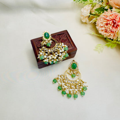 Chand Bali Kundan Earrings