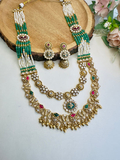 Double Layer Necklace Set