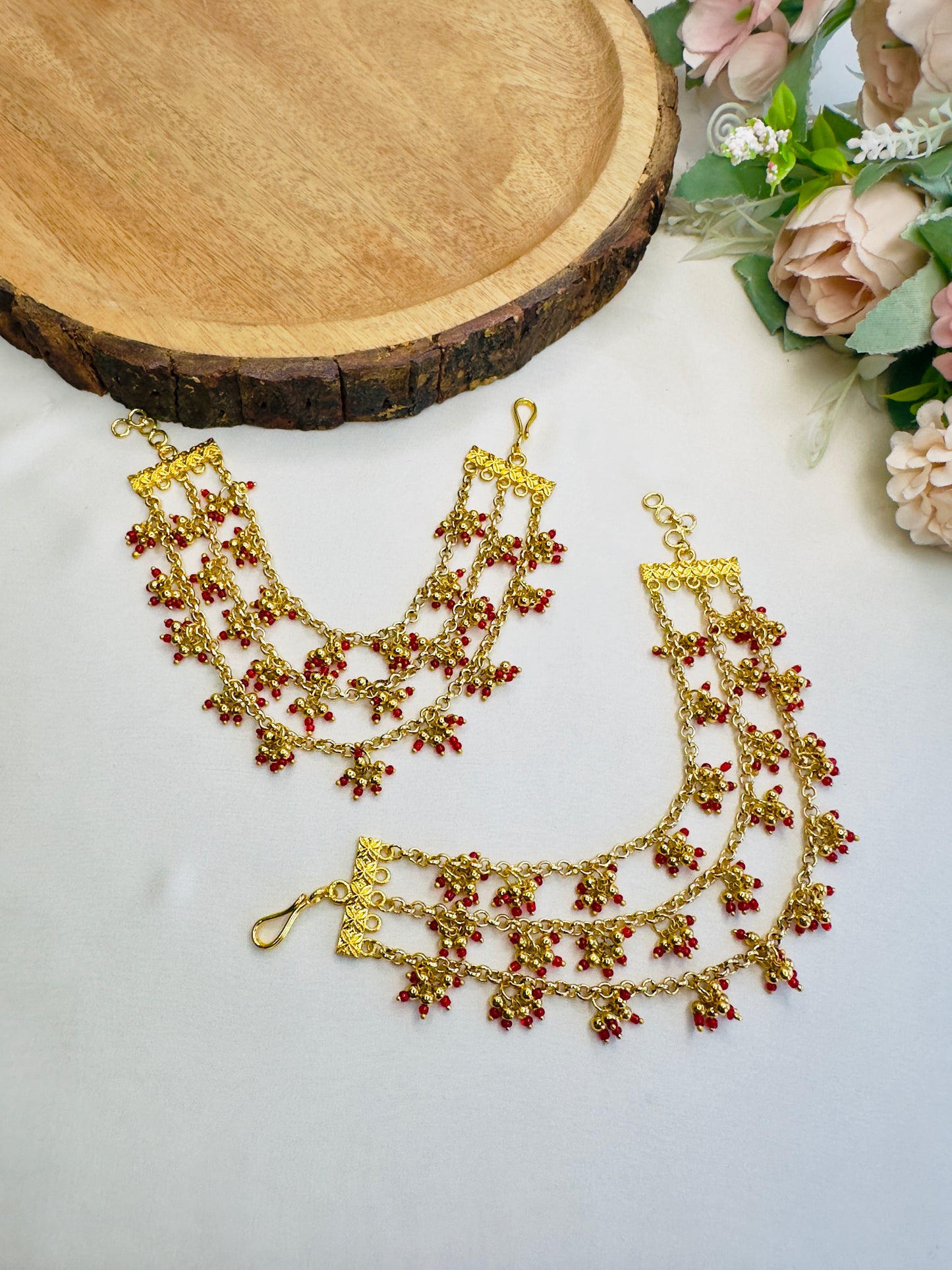 Three Layer Ear Chain