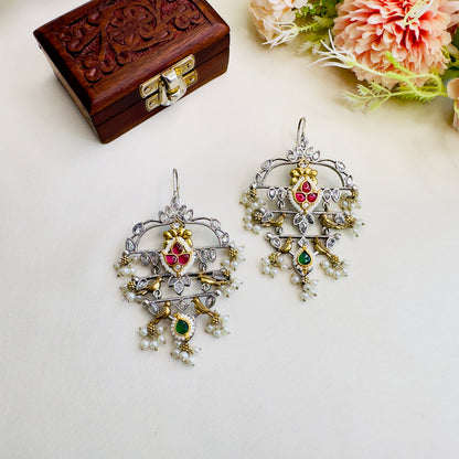 Pachi Kundan AD Stone Earrings