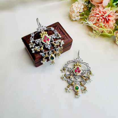 Pachi Kundan AD Stone Earrings