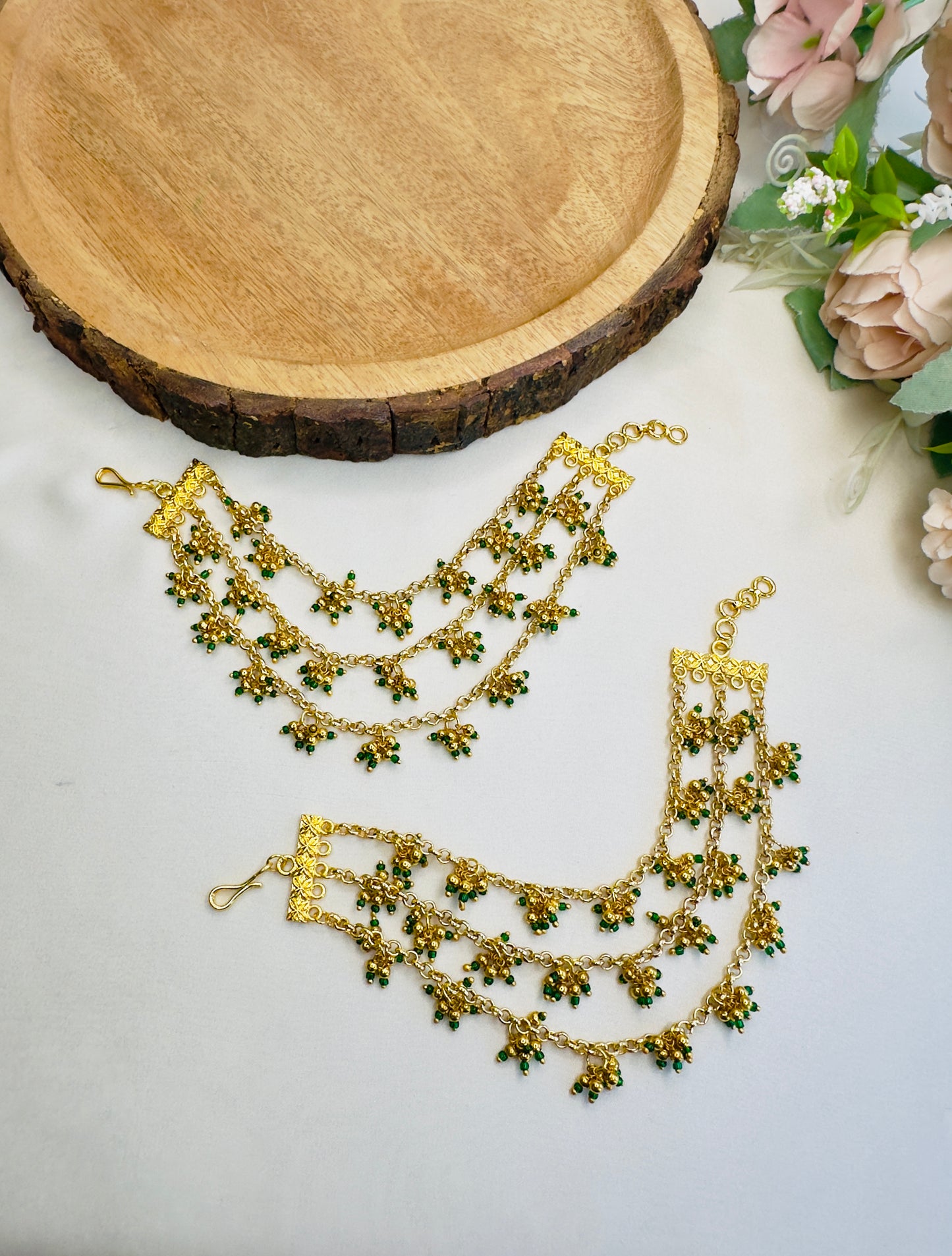 Three Layer Ear Chain