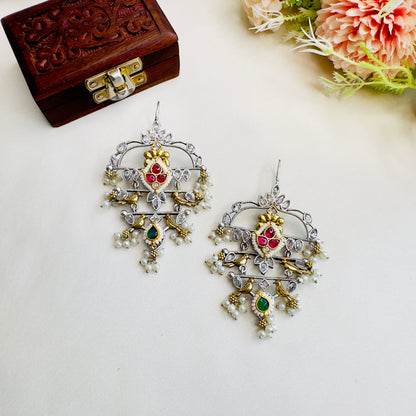 Pachi Kundan AD Stone Earrings