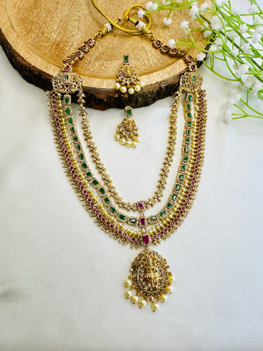 Temple Multilayer Necklace Set
