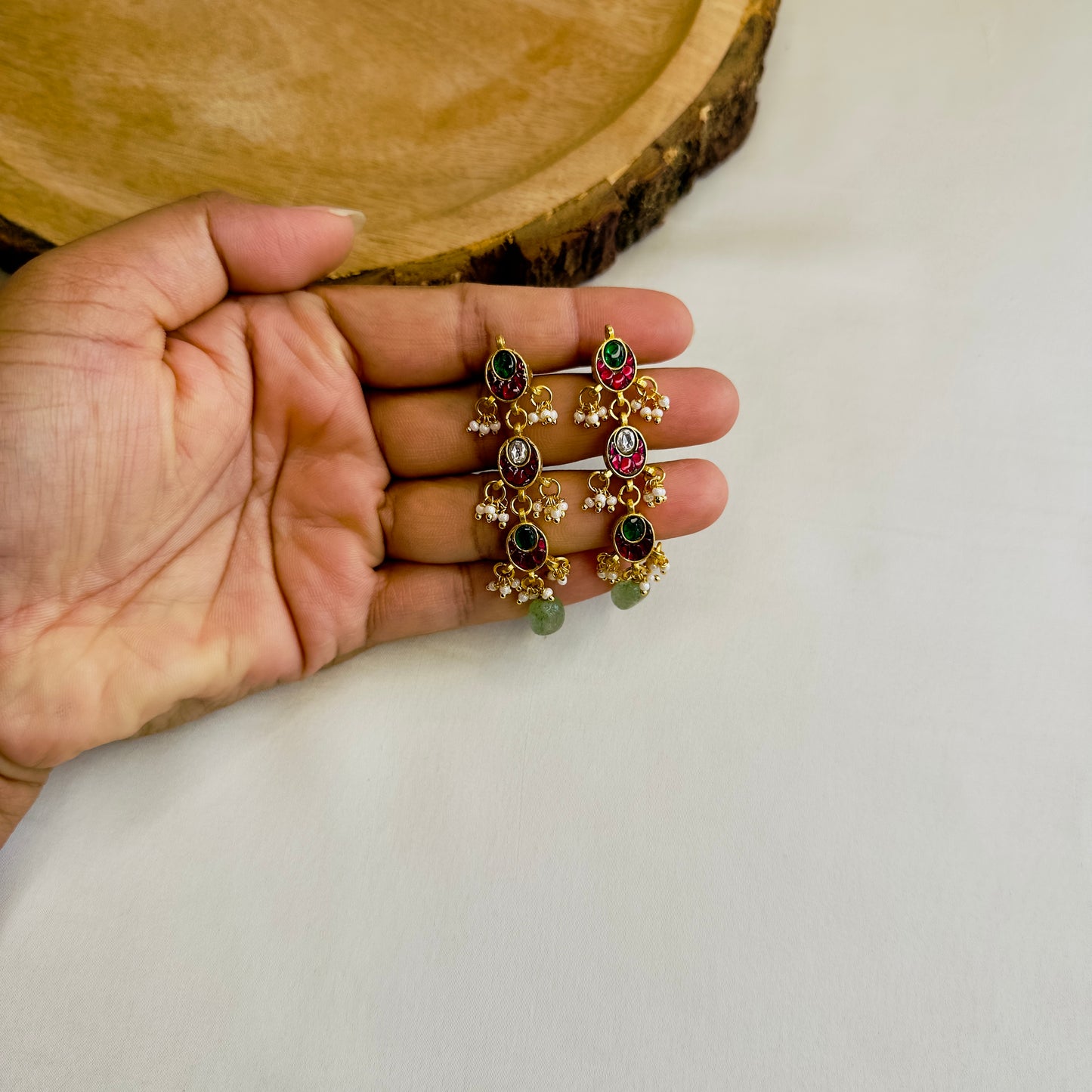 Jadau Chain Necklace Set
