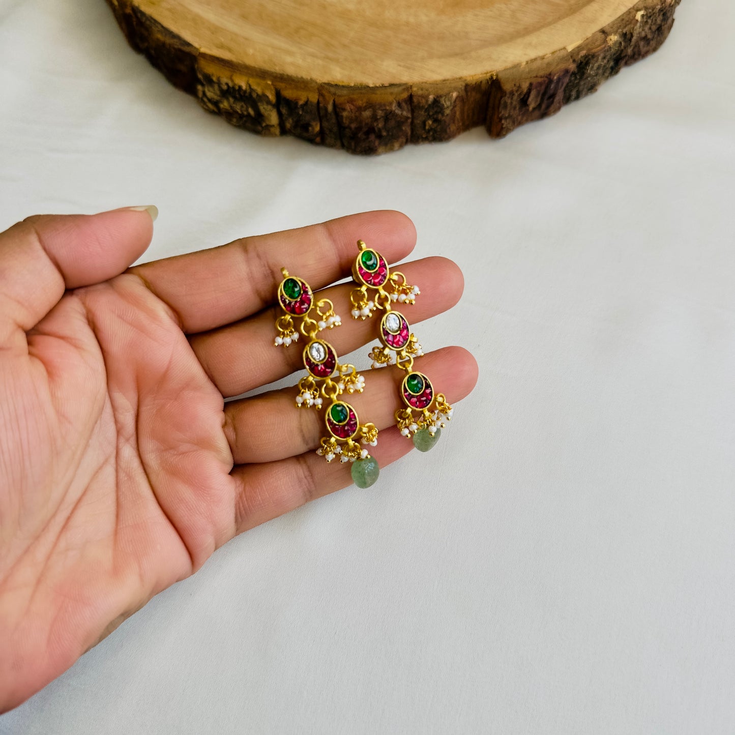 Jadau Chain Necklace Set