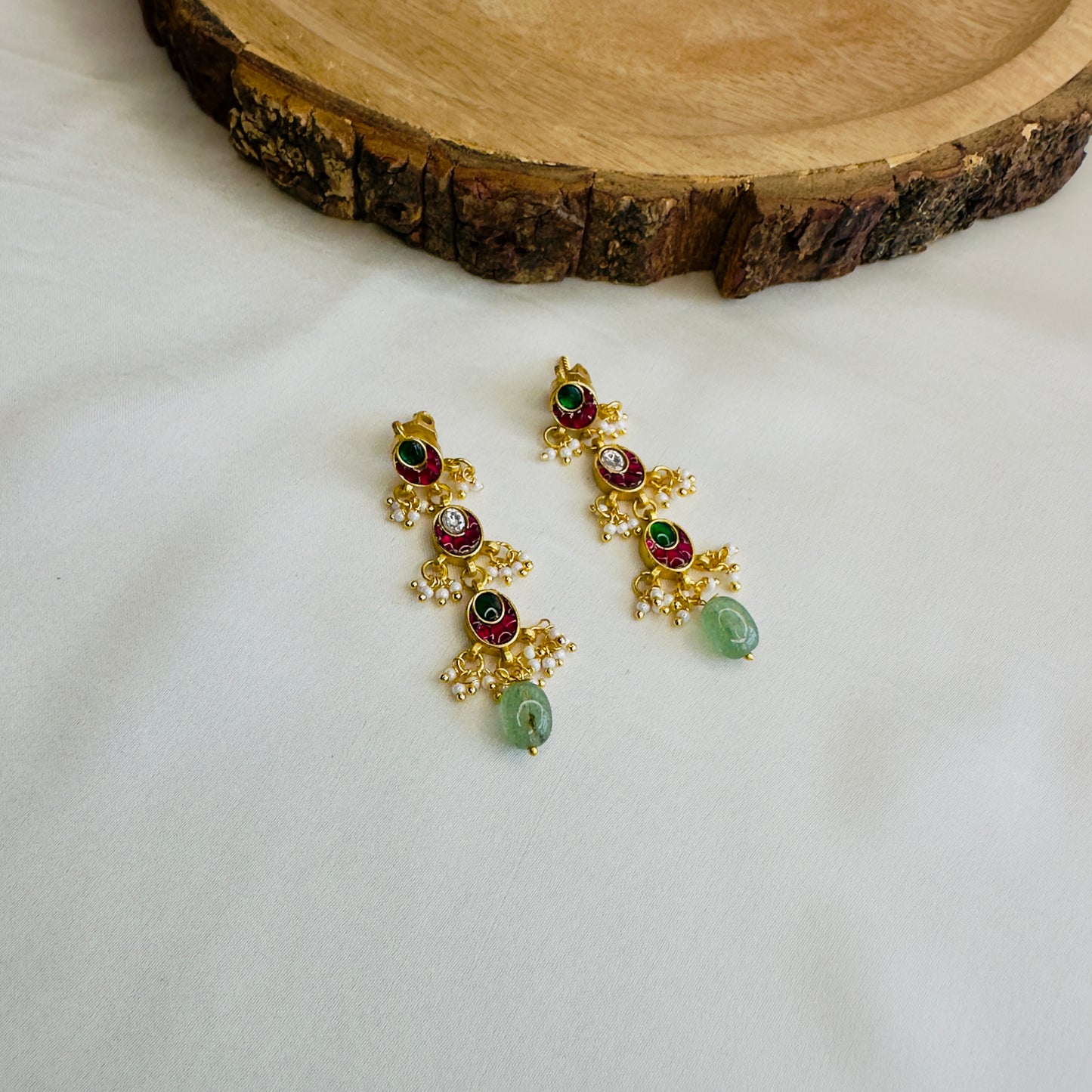 Jadau Chain Necklace Set