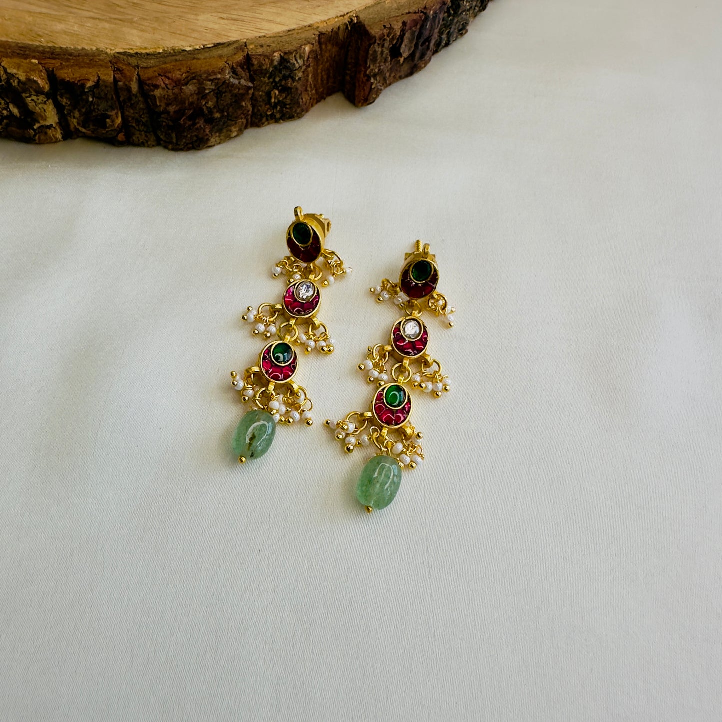 Jadau Chain Necklace Set