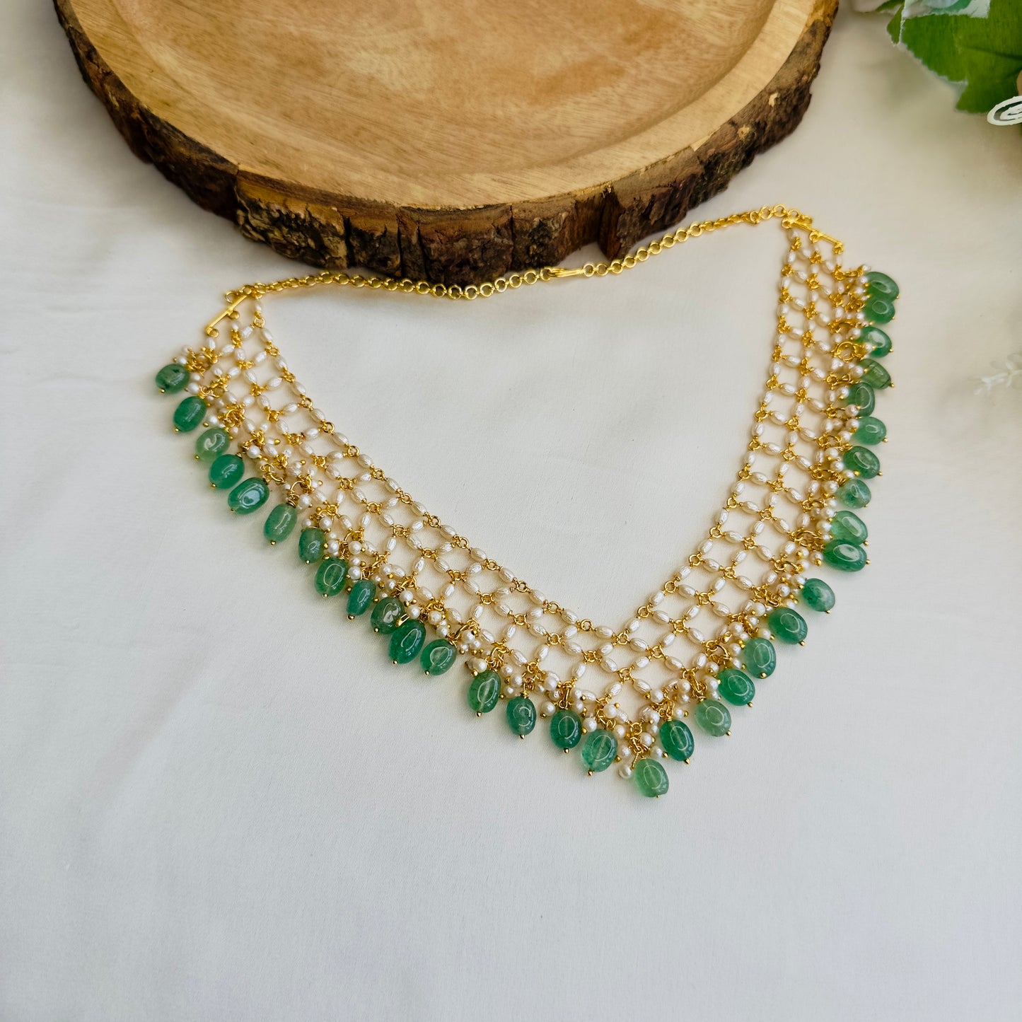 Pearl Layered Necklace Set