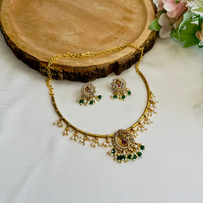 Peacock Design AD Pearl Hasli Set
