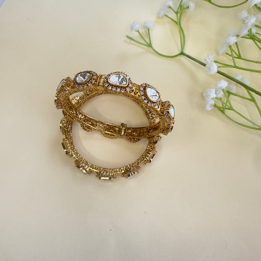 Moissanite openable Bangles