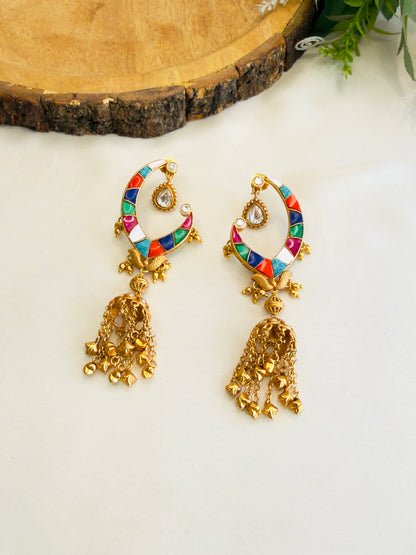 Amrapali Multicolor Kashmiri Earrings