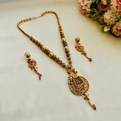 Thewa work Necklace Set