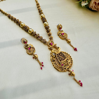 Thewa work Necklace Set