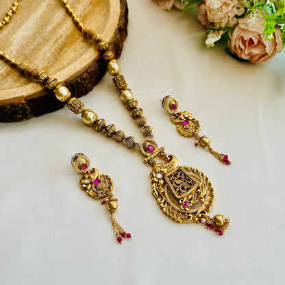 Thewa work Necklace Set