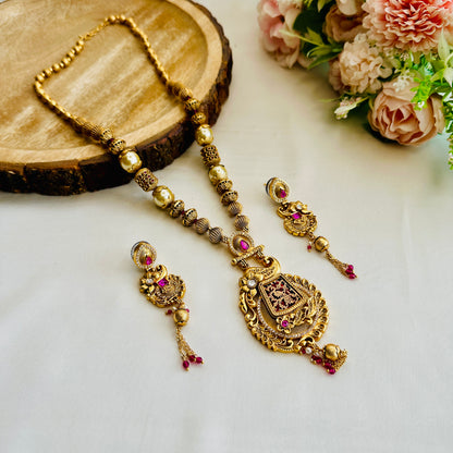 Thewa work Necklace Set