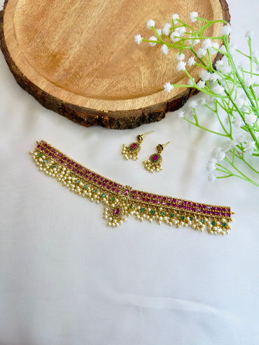 Ruby Choker Set