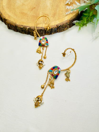 Multicolor Aamrapali Kashmiri Earcuff