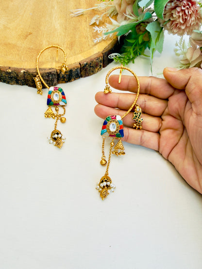 Multicolor Aamrapali Kashmiri Earcuff
