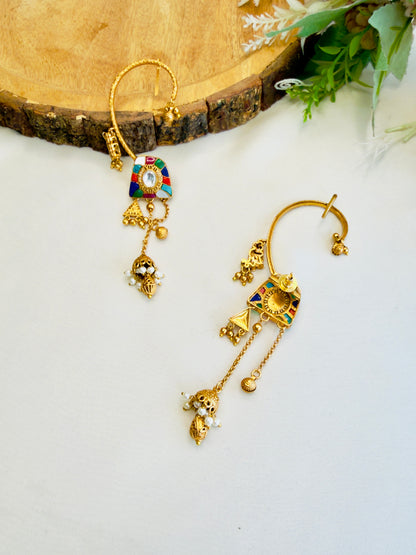 Multicolor Aamrapali Kashmiri Earcuff