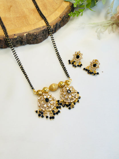 Black Hydro beads Magalsutra Set