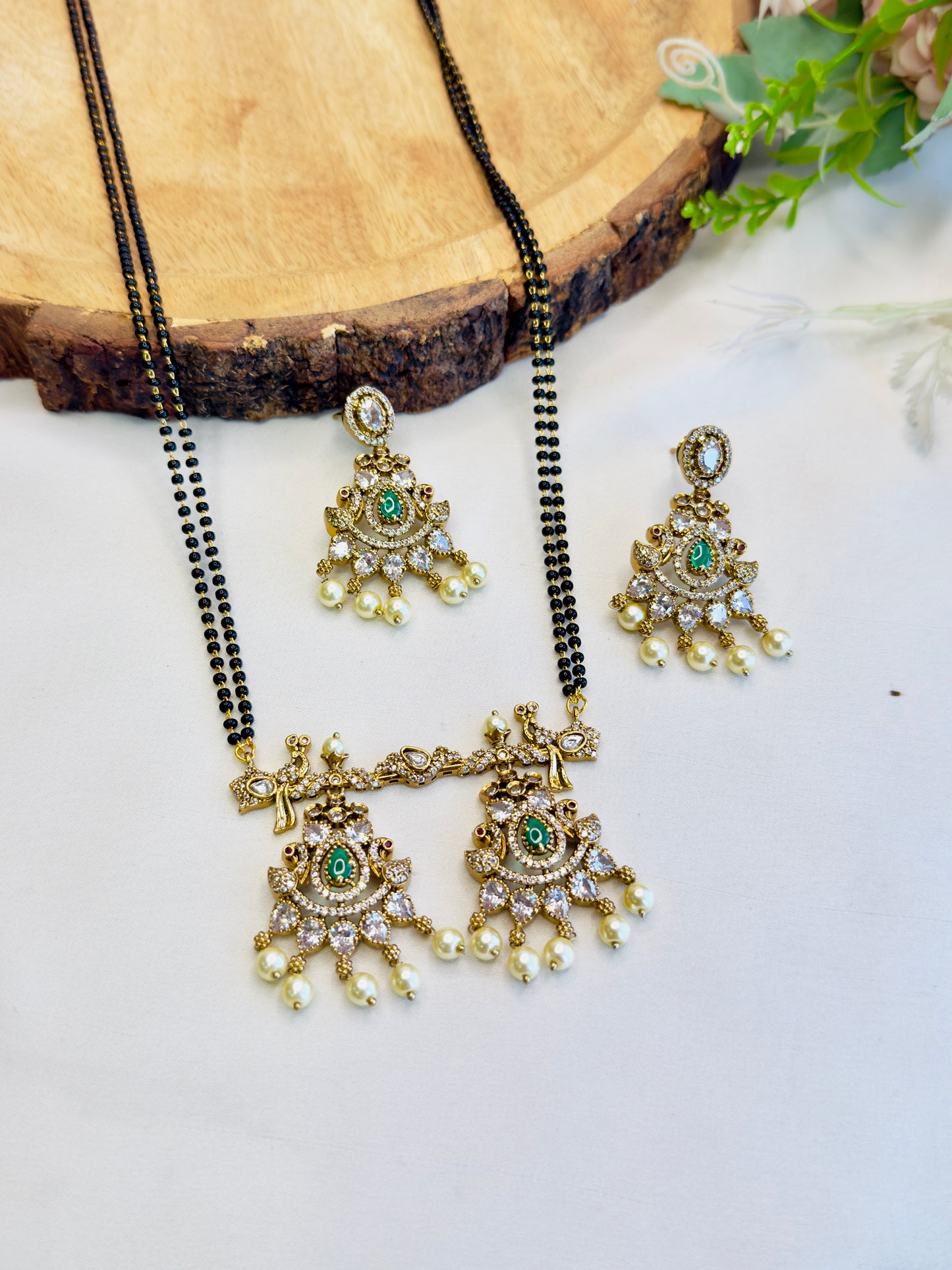 Victorian Polish long AD Mangalsutra