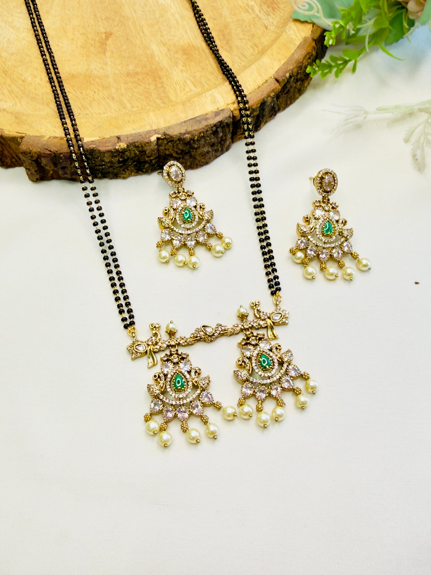 Victorian Polish long AD Mangalsutra