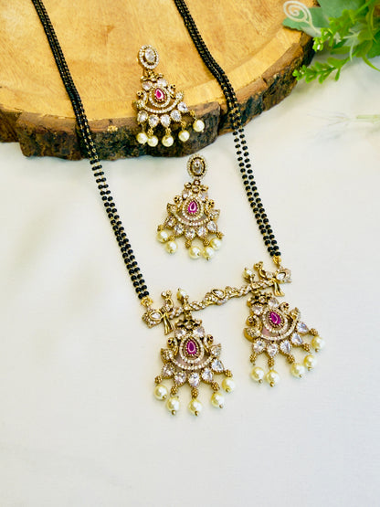 Victorian Polish long AD Mangalsutra