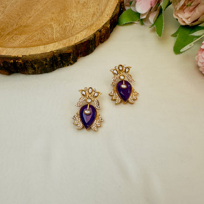 Doublet Stud Pattern Earrings