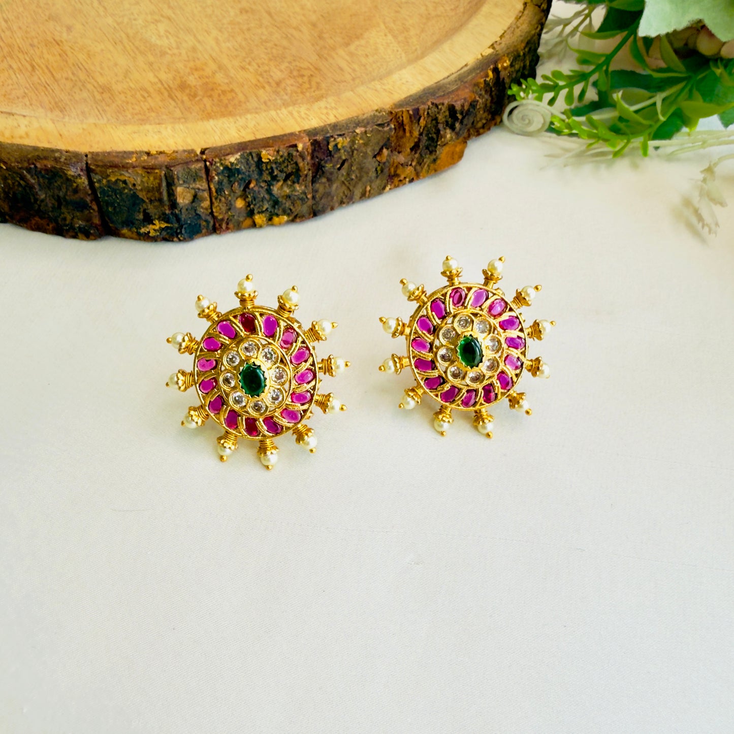 Kemp stone Stud Earrings