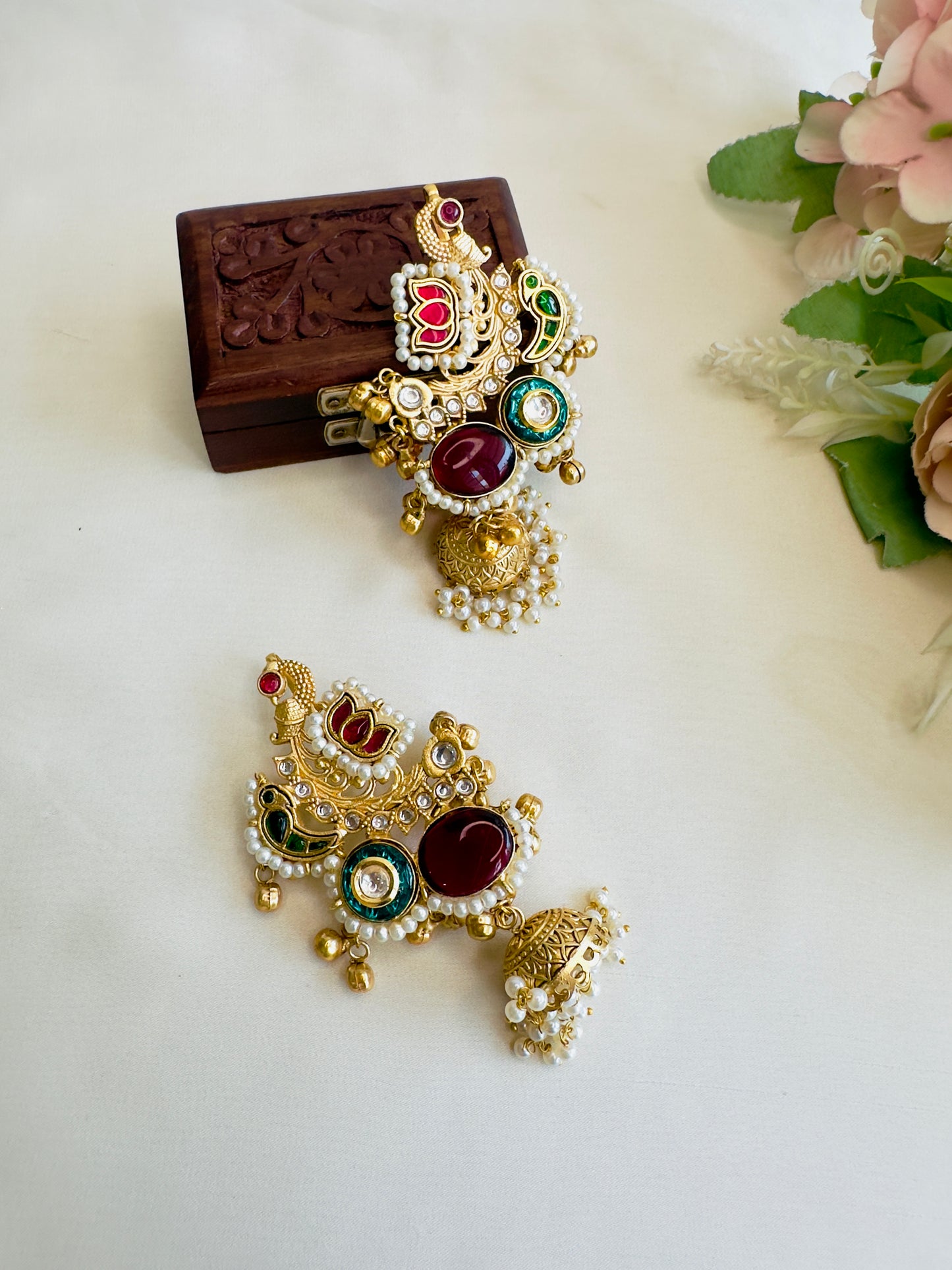 Fusion Jhumka with Earcuff