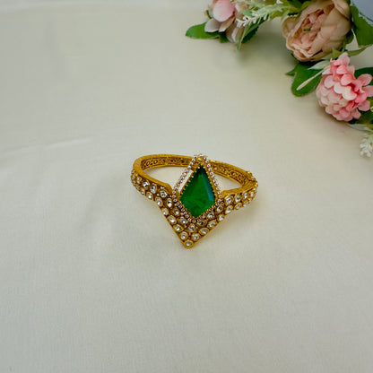 Real Moissanite 22 CT Gold plated Bracelet