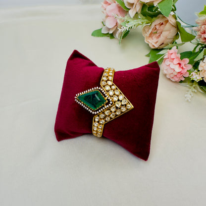 Real Moissanite 22 CT Gold plated Bracelet