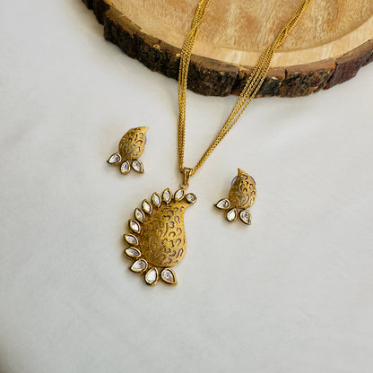 Mango Design Pendant Set