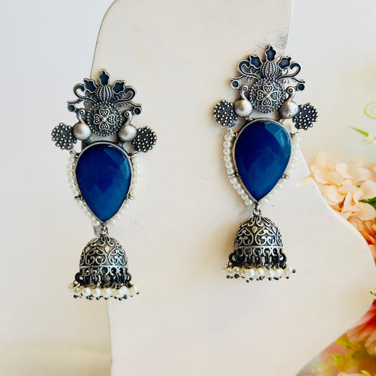 Classic Peacock Design Earrings