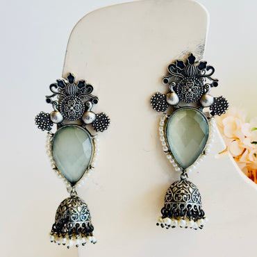 Classic Peacock Design Earrings