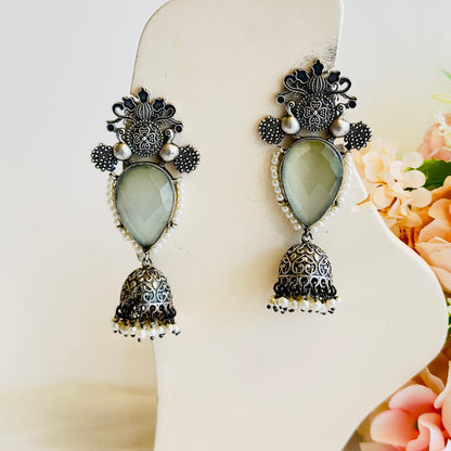 Classic Peacock Design Earrings