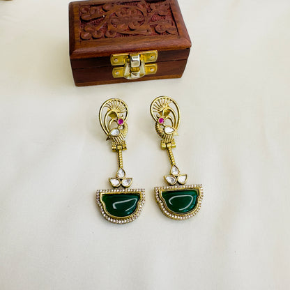 Peacock Design Earrings