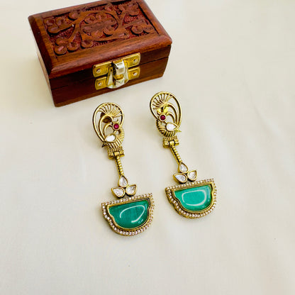 Peacock Design Earrings