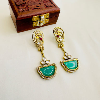 Peacock Design Earrings