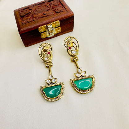 Peacock Design Earrings