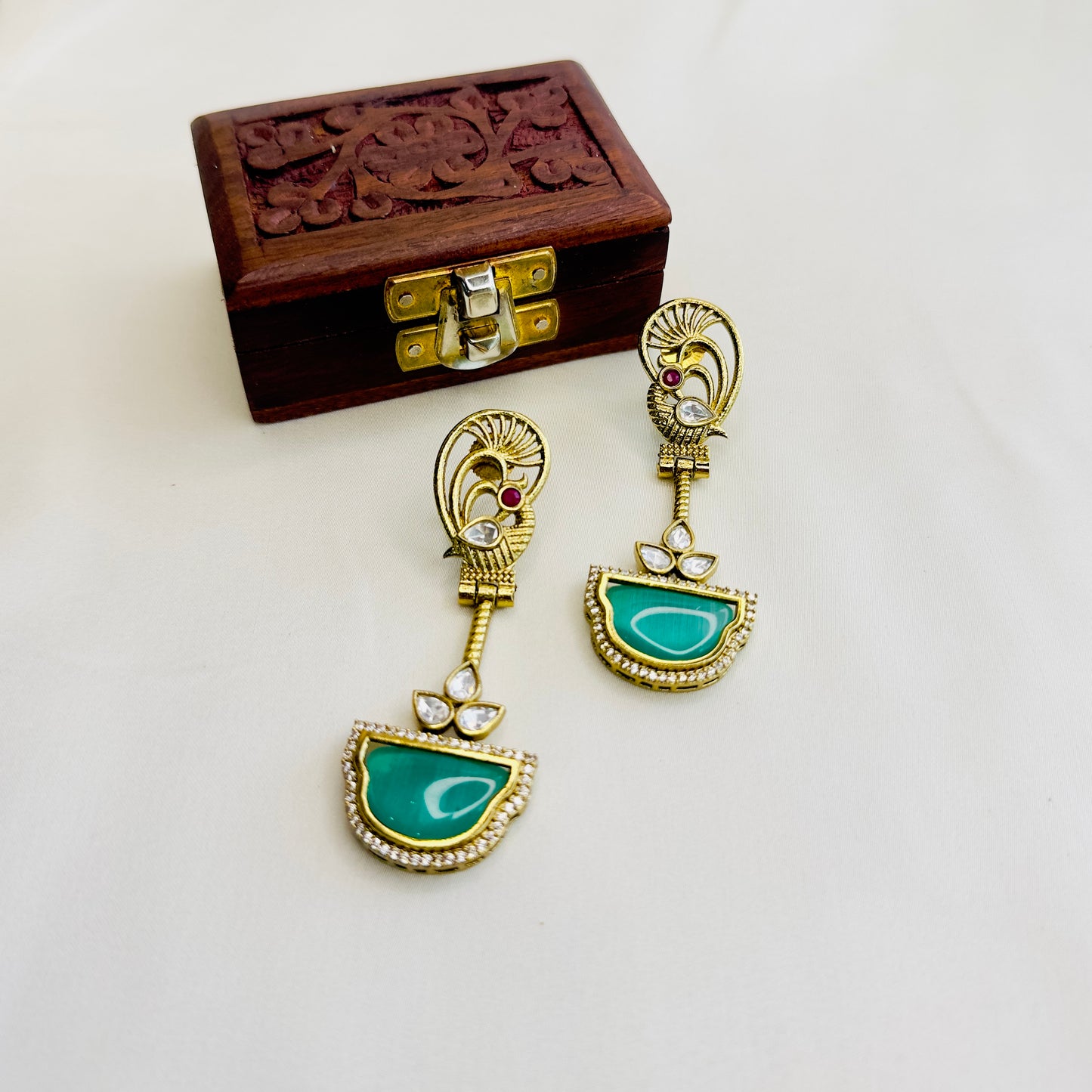 Peacock Design Earrings