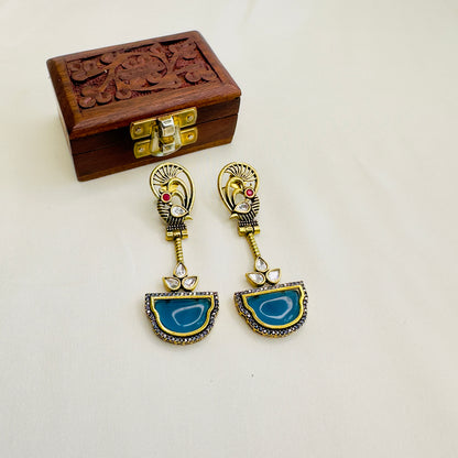 Peacock Design Earrings