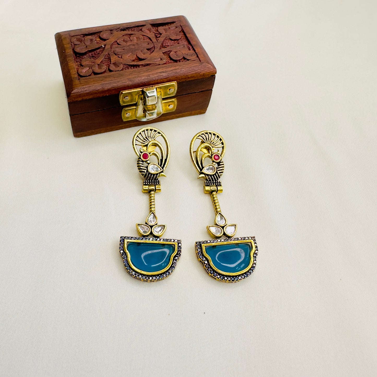 Peacock Design Earrings