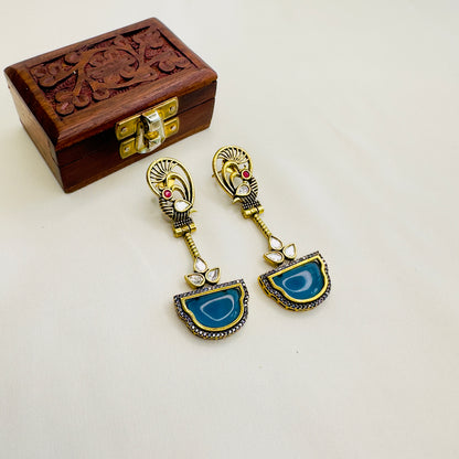 Peacock Design Earrings